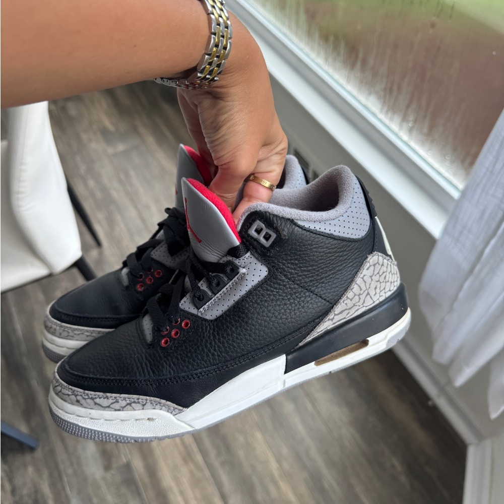 Jordan 3 retro black cement 5 6.5 - Picture 4 of 7